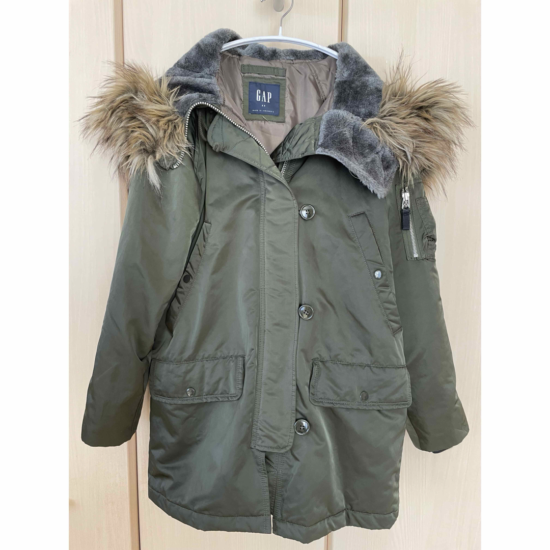 GAP - GAP ファー付き モッズコート レディースの通販 by みよ GAP - GAP ファー付き モッズコート レディースの通販 by みよ