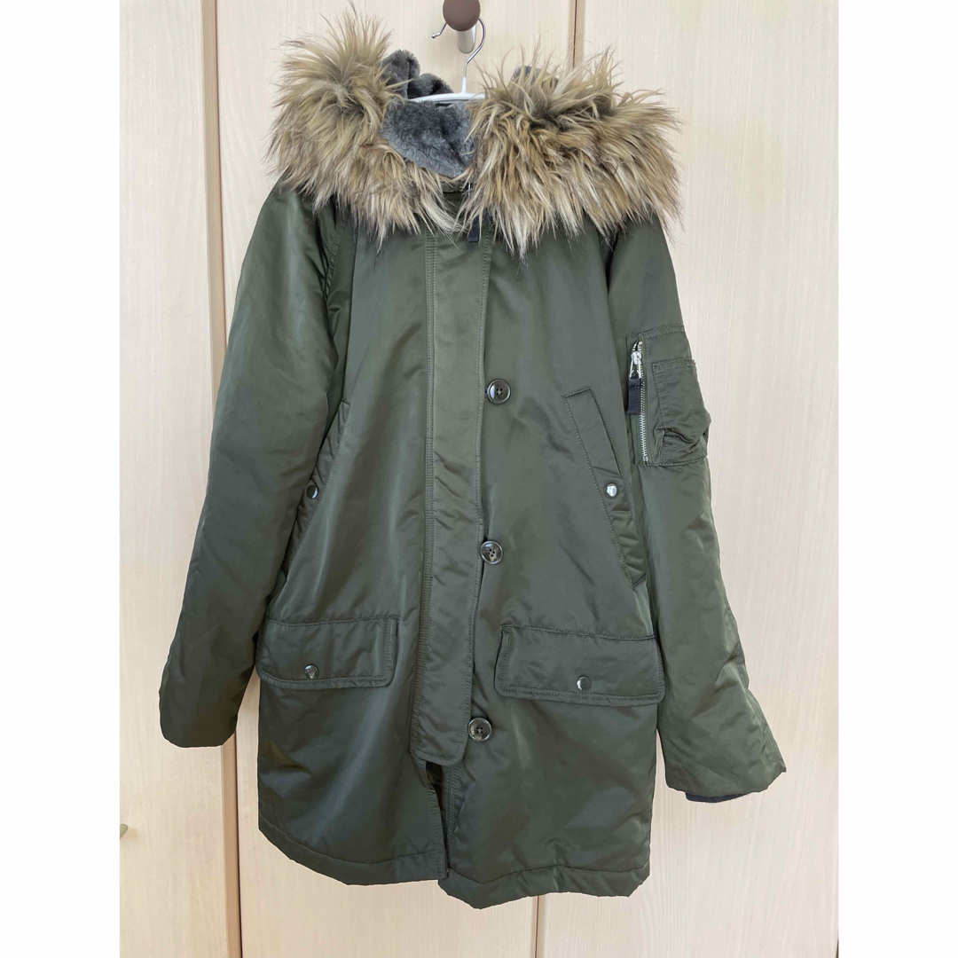 GAP - GAP ファー付き モッズコート レディースの通販 by みよ GAP - GAP ファー付き モッズコート レディースの通販 by みよ