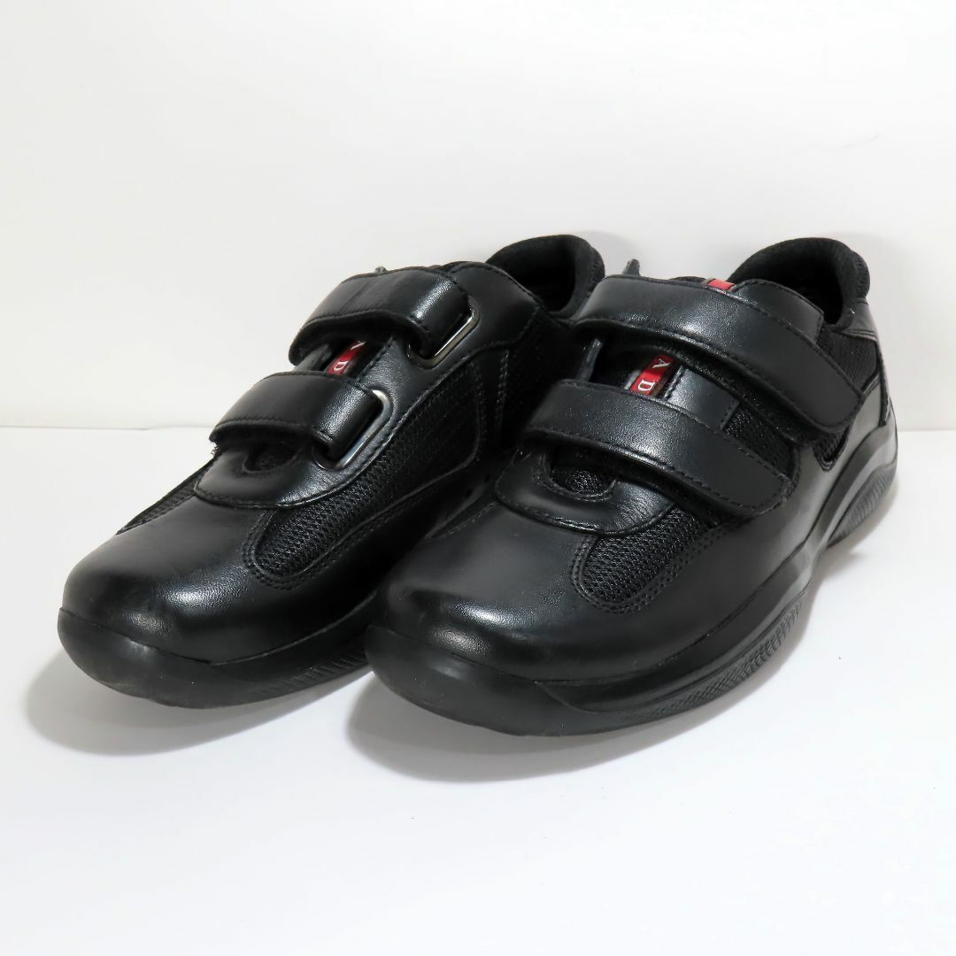 PRADA プラダ スニーカー ブラック 厚底 靴 レディース 23cm