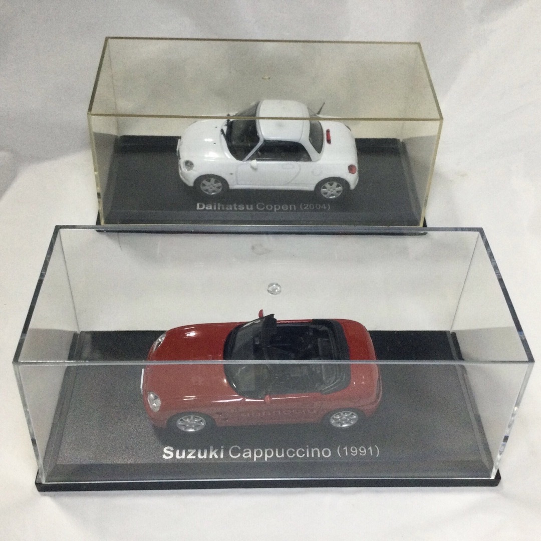 ダイハツ コペン 、スズキ カプチーノ 1/43 アシェット国産名車 ダイハツ コペン 、スズキ カプチーノ 1/43 アシェット国産名車
