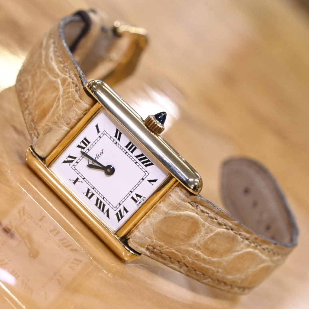 Cartier - 本物 超美品 カルティエ 極希少 手巻き ルイ Cartier - 本物 超美品 カルティエ 極希少 手巻き ルイ