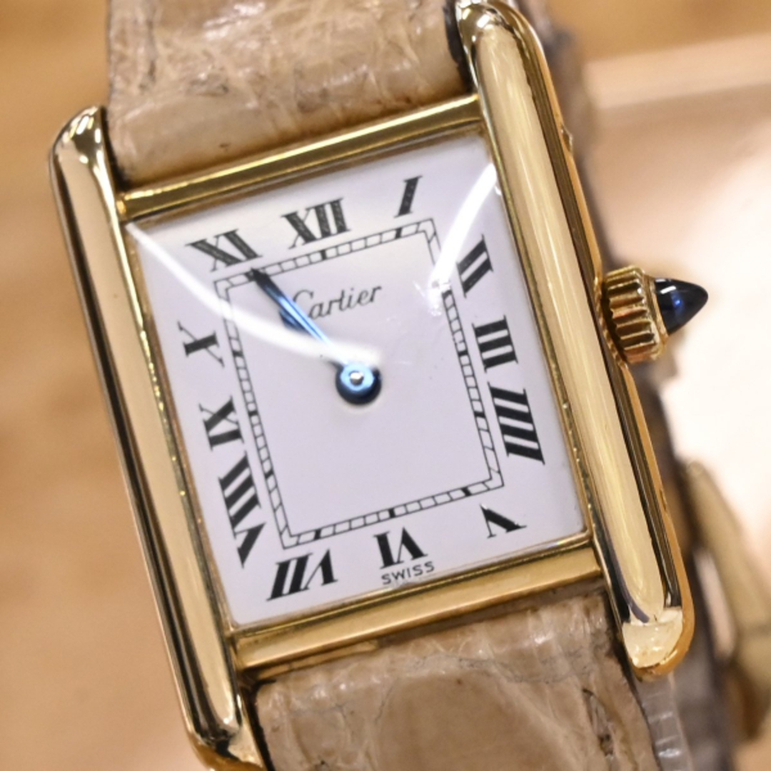 Cartier - 本物 超美品 カルティエ 極希少 手巻き ルイ Cartier - 本物 超美品 カルティエ 極希少 手巻き ルイ