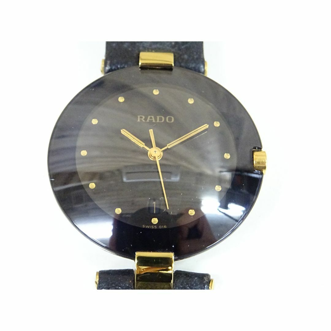 広111 / RADO ラドー 腕時計 クォーツ デイト ブラック文字盤 広111 / RADO ラドー 腕時計 クォーツ デイト ブラック文字盤