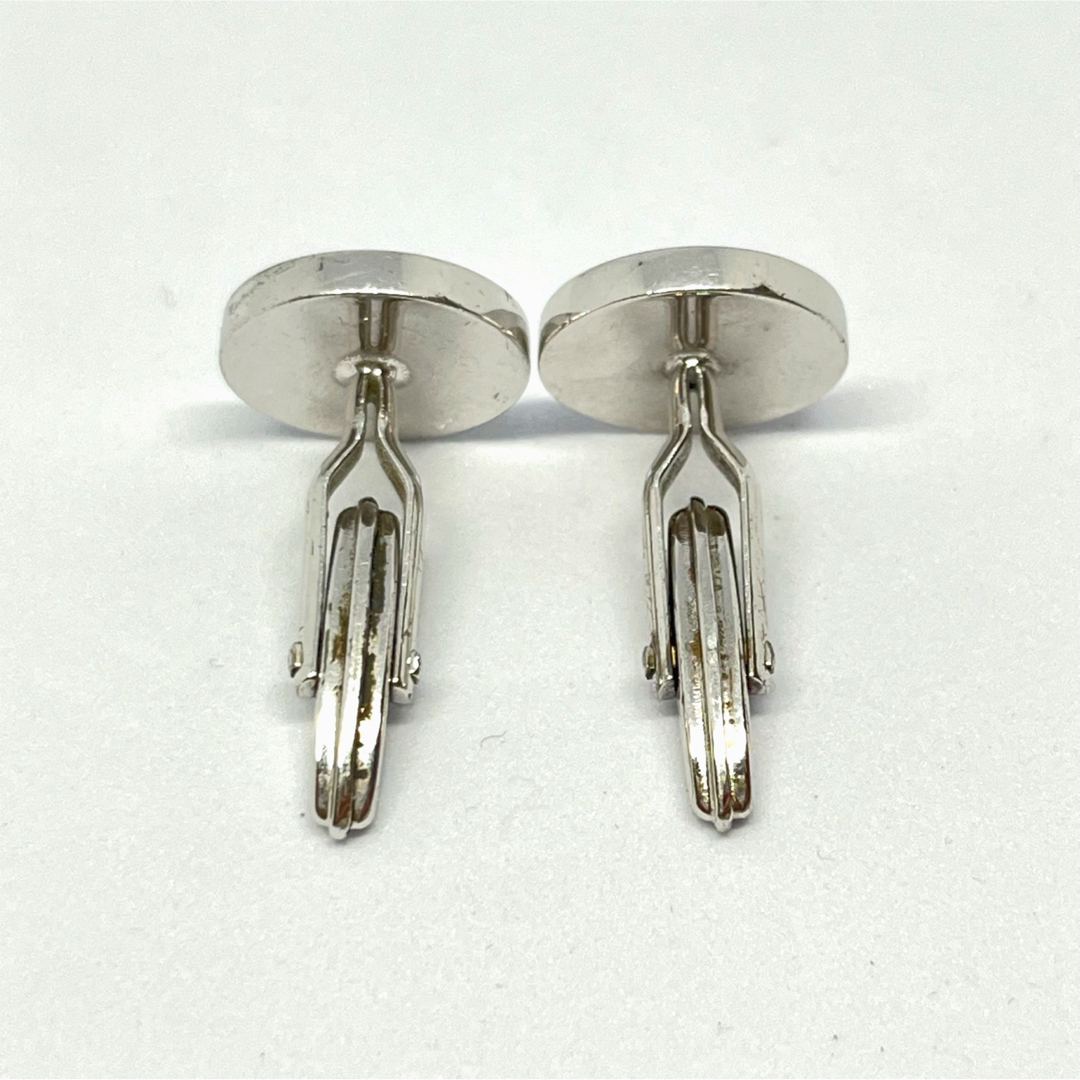 ダンヒル カフス シルバー ブラック ロゴ 美品 925 中古 dunhill ダンヒル カフス シルバー ブラック ロゴ 美品 925 中古 dunhill