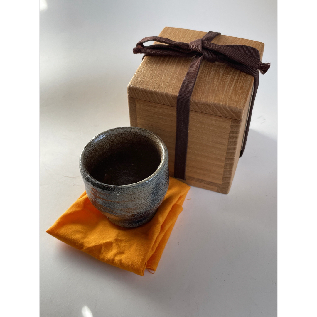 陶芸家 人間国宝 濱田庄司 塩釉酒呑 盃 ぐい呑 益子焼 浜田庄司 陶芸 陶芸家 人間国宝 濱田庄司 塩釉酒呑 盃 ぐい呑 益子焼 浜田庄司 陶芸