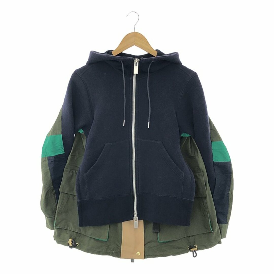 sacai - sacai / サカイ | Sponge Sweat Ma-1 Hoodie フーデッド sacai - sacai / サカイ | Sponge Sweat Ma-1 Hoodie フーデッド