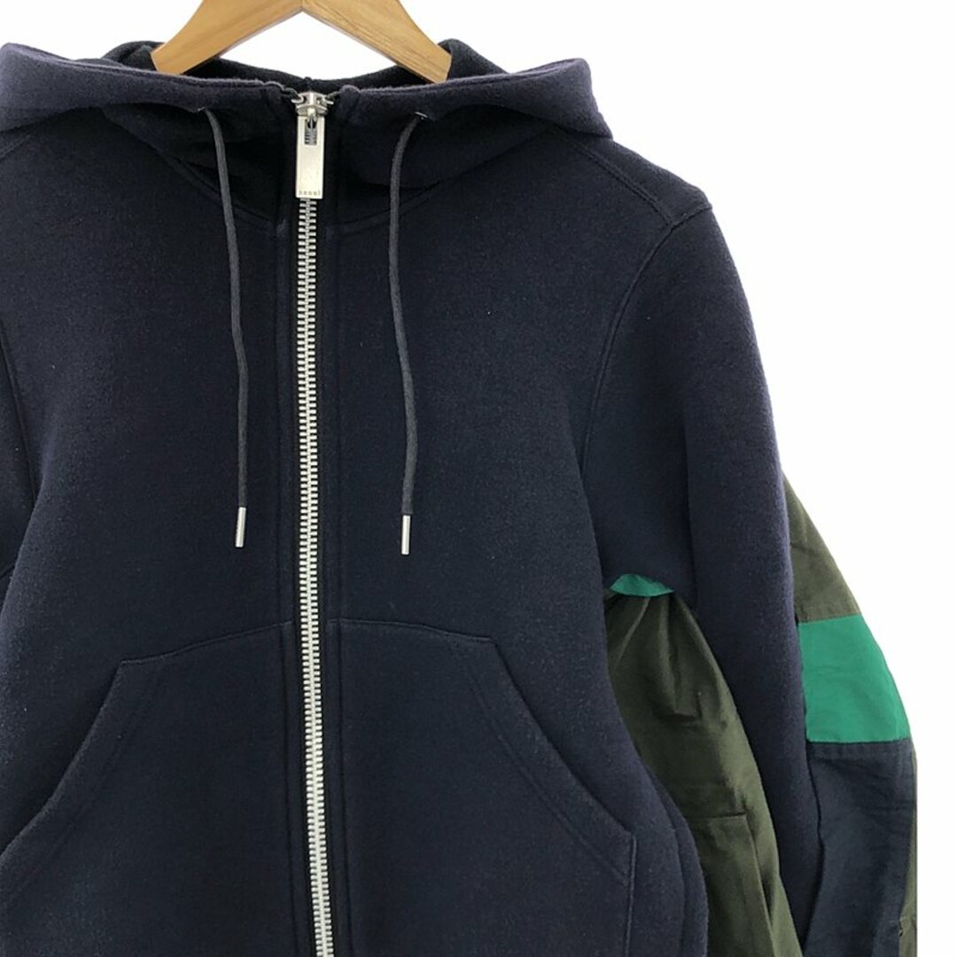sacai - sacai / サカイ | Sponge Sweat Ma-1 Hoodie フーデッド sacai - sacai / サカイ | Sponge Sweat Ma-1 Hoodie フーデッド