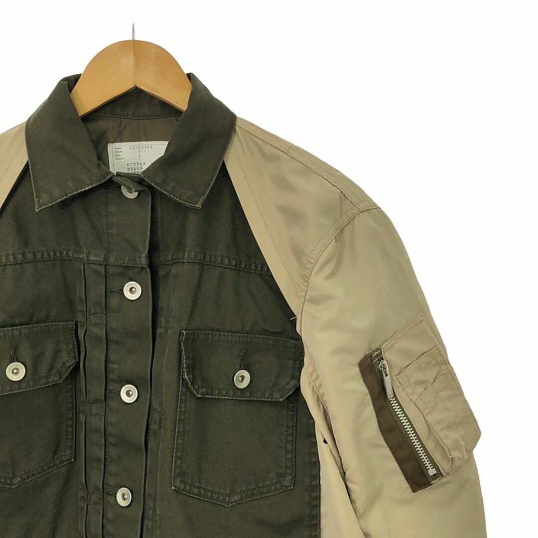 sacai - sacai / サカイ | 再構築 MA-1 デニム ブルゾン sacai - sacai / サカイ | 再構築 MA-1 デニム ブルゾン