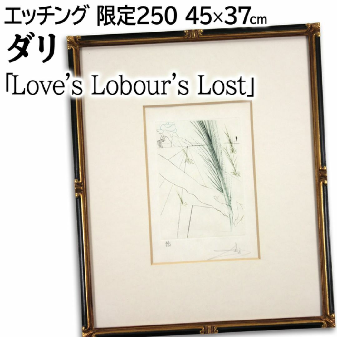 サルバドール・ダリ 「Love's Labour's Lost」 銅版画 絵画 サルバドール・ダリ 「Love's Labour's Lost」 銅版画 絵画