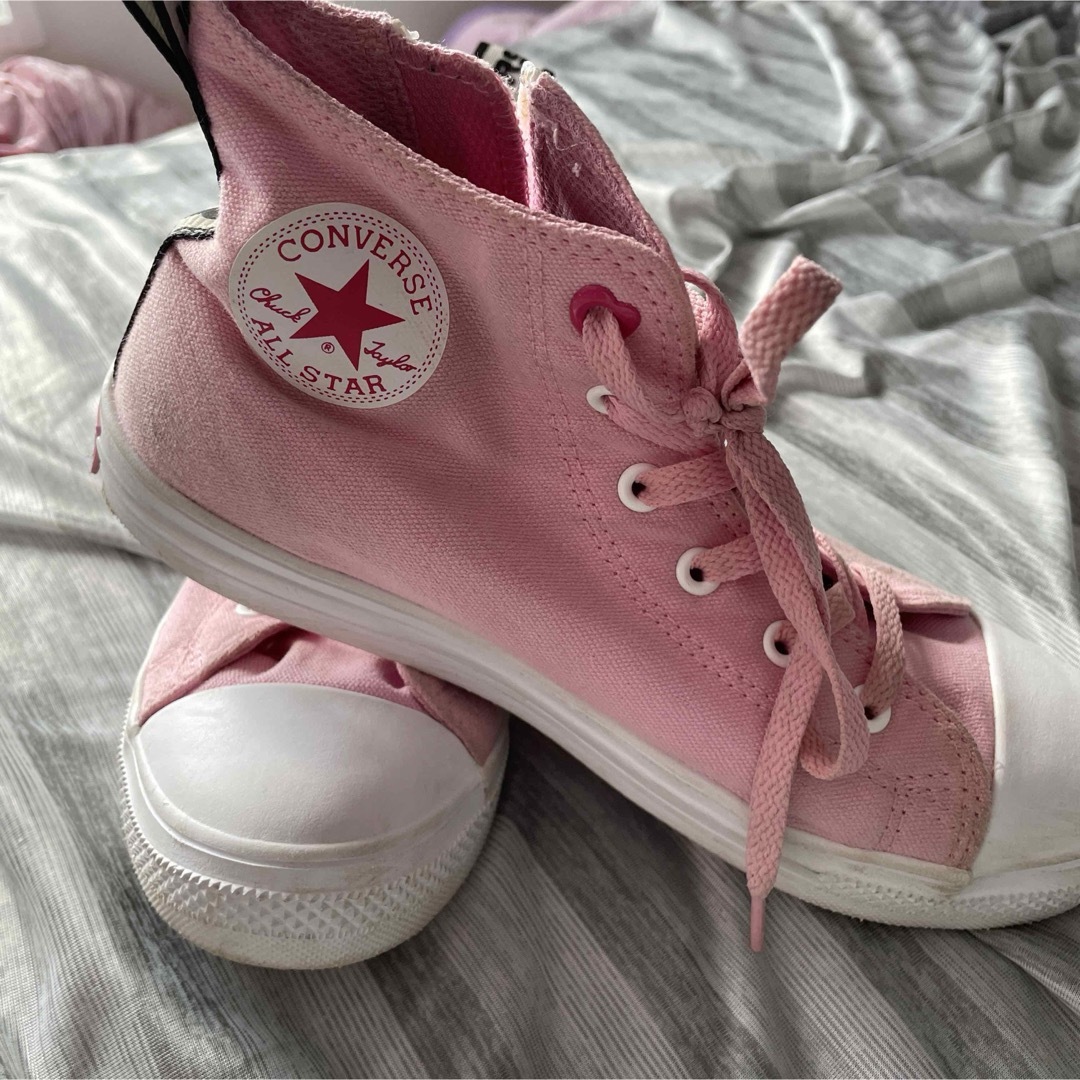 CONVERSE - コンバースオールスターハイカットハートパッチ23cm CONVERSE - コンバースオールスターハイカットハートパッチ23cm