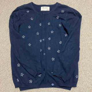 ザラキッズ(ZARA KIDS)のザラキッズ　紺カーディガン120(カーディガン)