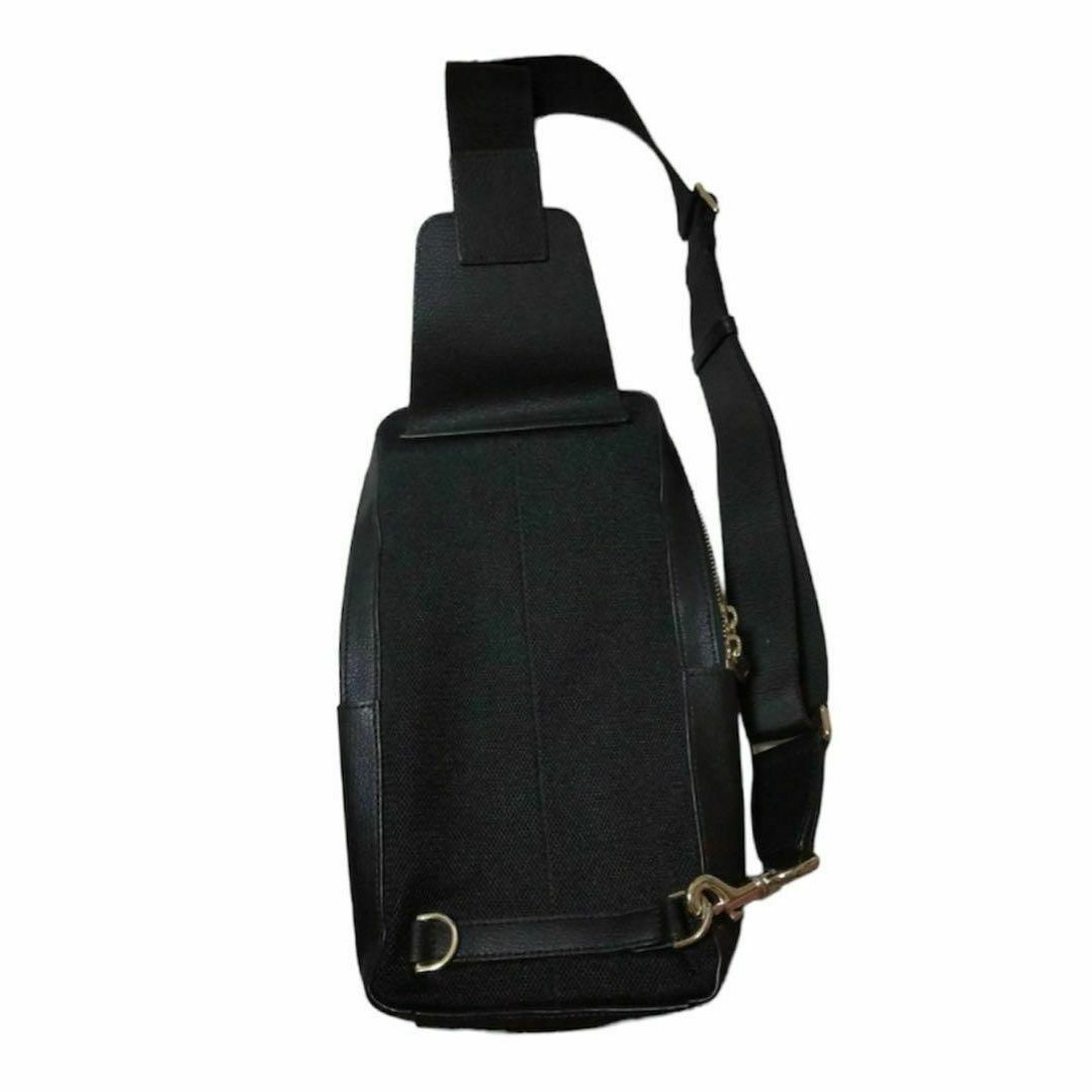 極美品】ポールスミス レザーボディバッグ シボ革 黒 マルチ 極美品】ポールスミス レザーボディバッグ シボ革 黒 マルチ