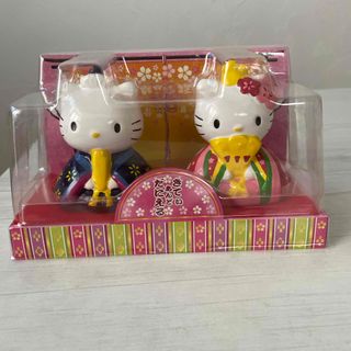 ハローキティ(ハローキティ)のきてぃあんどだにえるお雛様 陶器製(キャラクターグッズ)
