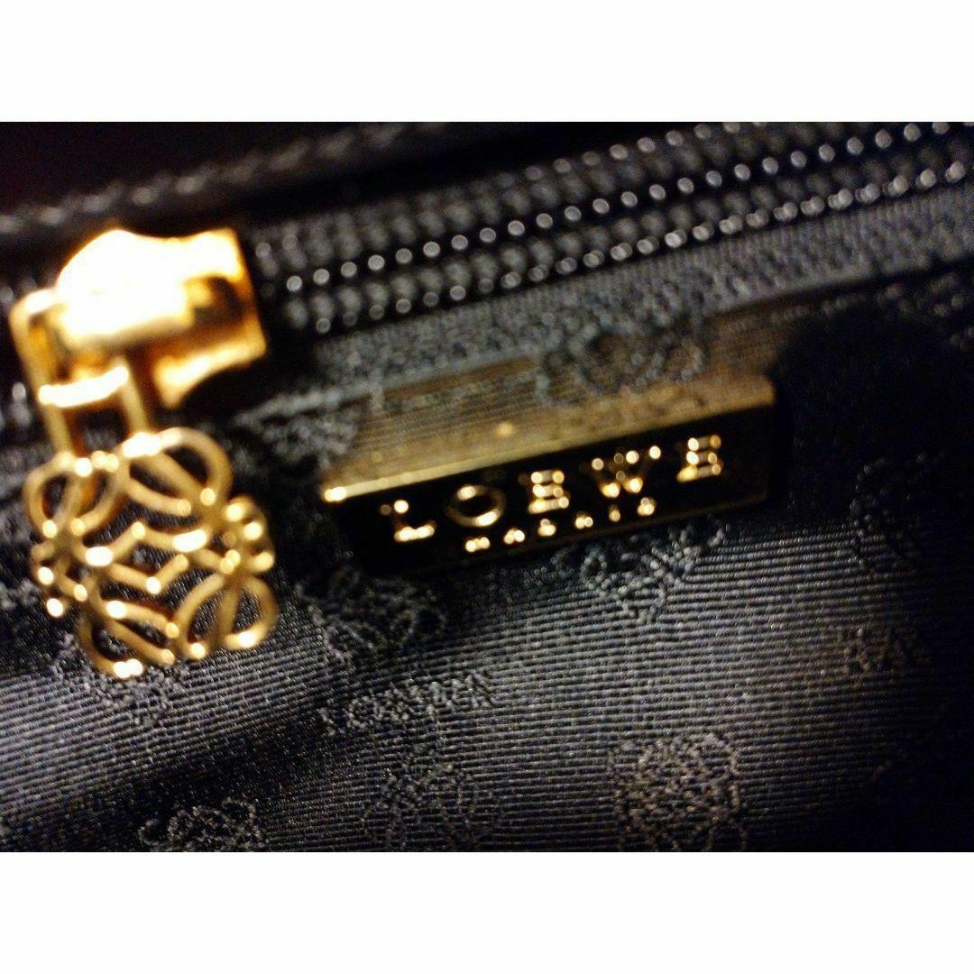 ロエベ LOEWE ショルダーバッグ レザー ブラック スクエア ロエベ LOEWE ショルダーバッグ レザー ブラック スクエア