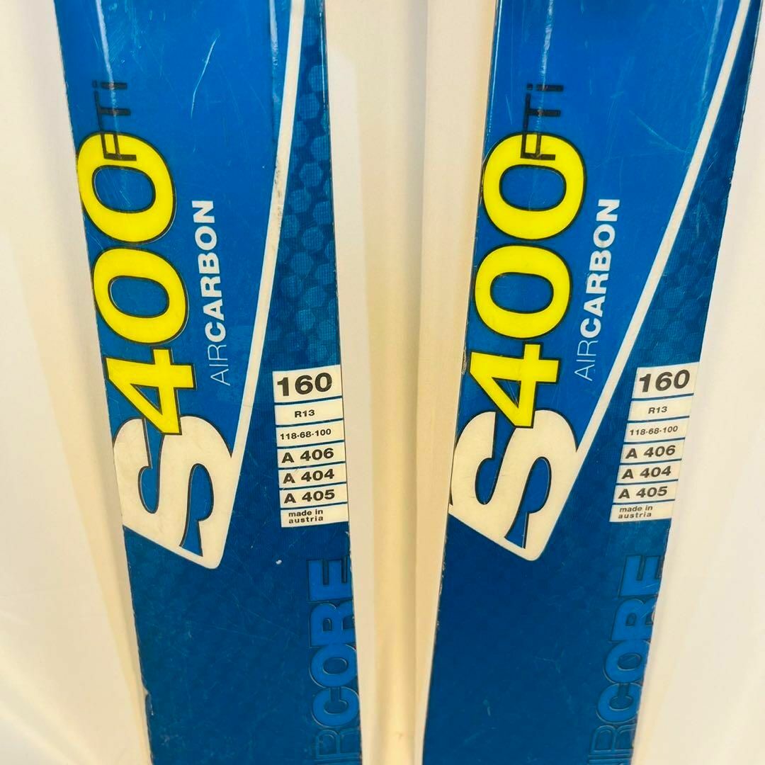 良品】fischer s400 160cm スキー板 ビンディング付き 良品】fischer s400 160cm スキー板 ビンディング付き