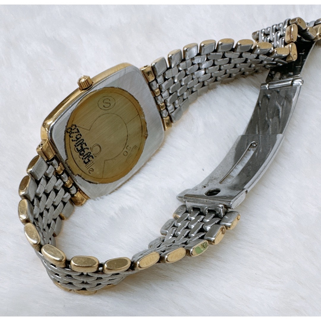 希少】OMEGA オメガ 腕時計 DEVILLE スクエア デビル コンビ 時計 希少】OMEGA オメガ 腕時計 DEVILLE スクエア デビル コンビ 時計