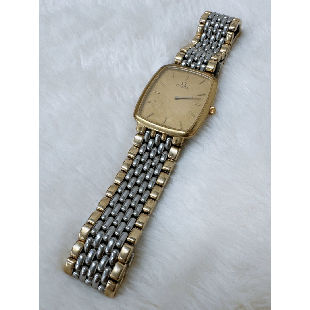 希少】OMEGA オメガ 腕時計 DEVILLE スクエア デビル コンビ 時計 希少】OMEGA オメガ 腕時計 DEVILLE スクエア デビル コンビ 時計