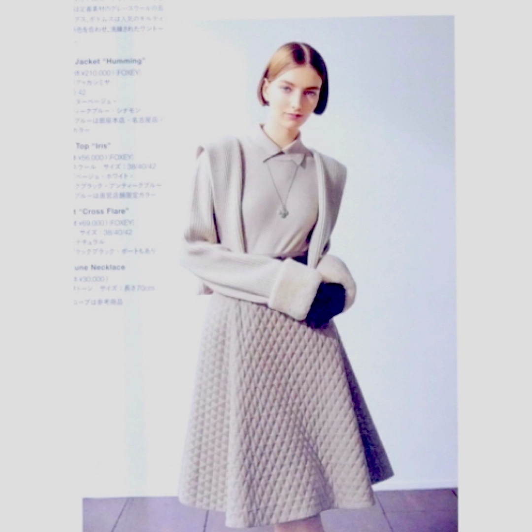 FOXEY - Foxey 2022年ハミングニットジャケット38新品同様 rene FOXEY - Foxey 2022年ハミングニットジャケット38新品同様 rene