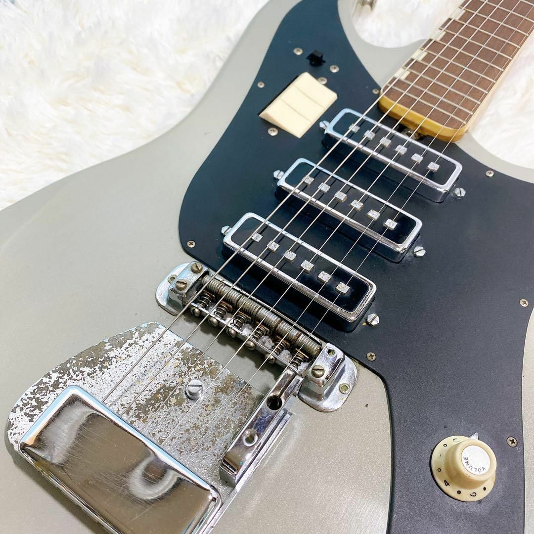 TEISCO YG-6 1960年代 ビザールギター ビンテージ 稀少色 TEISCO YG-6 1960年代 ビザールギター ビンテージ 稀少色