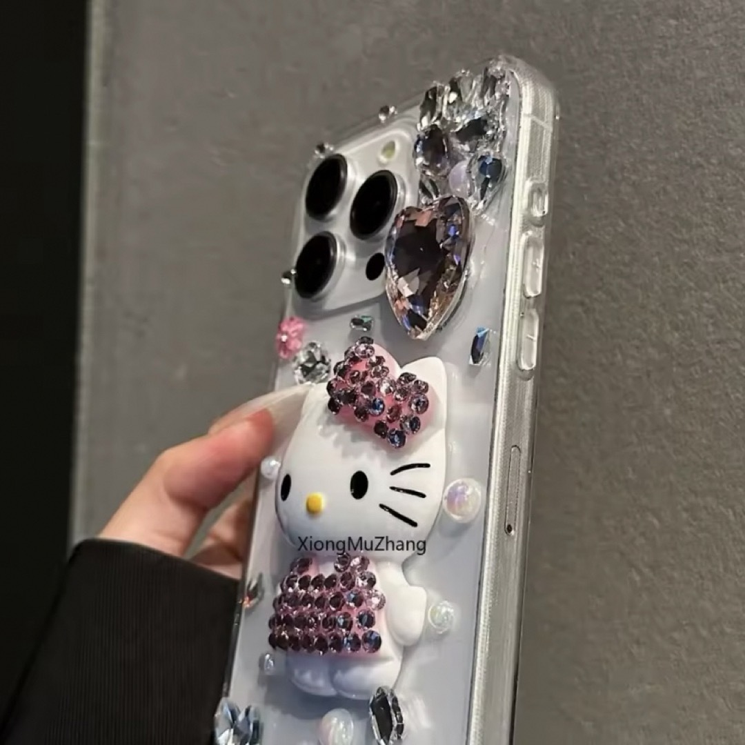 サンリオ - キティちゃんスマホケース デコ電 サンリオ デコ サンリオ - キティちゃんスマホケース デコ電 サンリオ デコ