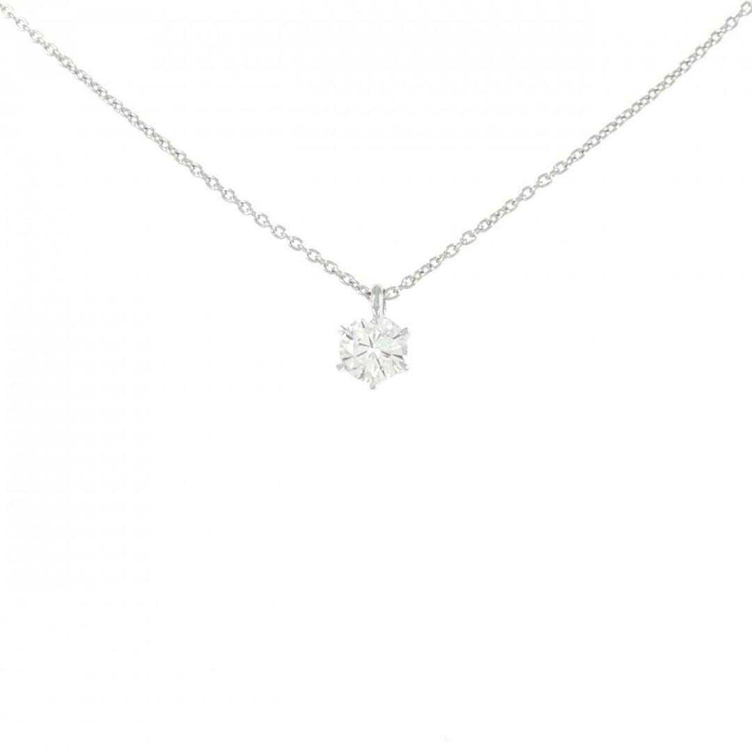 【リメイク】PT ダイヤモンド ネックレス 0.301CT F SI1 Good