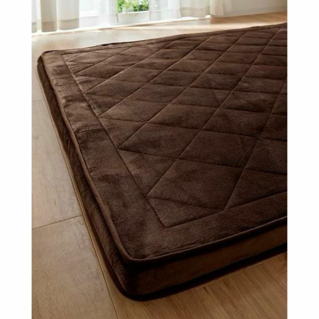新品☆185×240㎝ブラウン系まるで敷布団♪極厚ラグ♪2万円相当〇B232 新品☆185×240㎝ブラウン系まるで敷布団♪極厚ラグ♪2万円相当〇B232