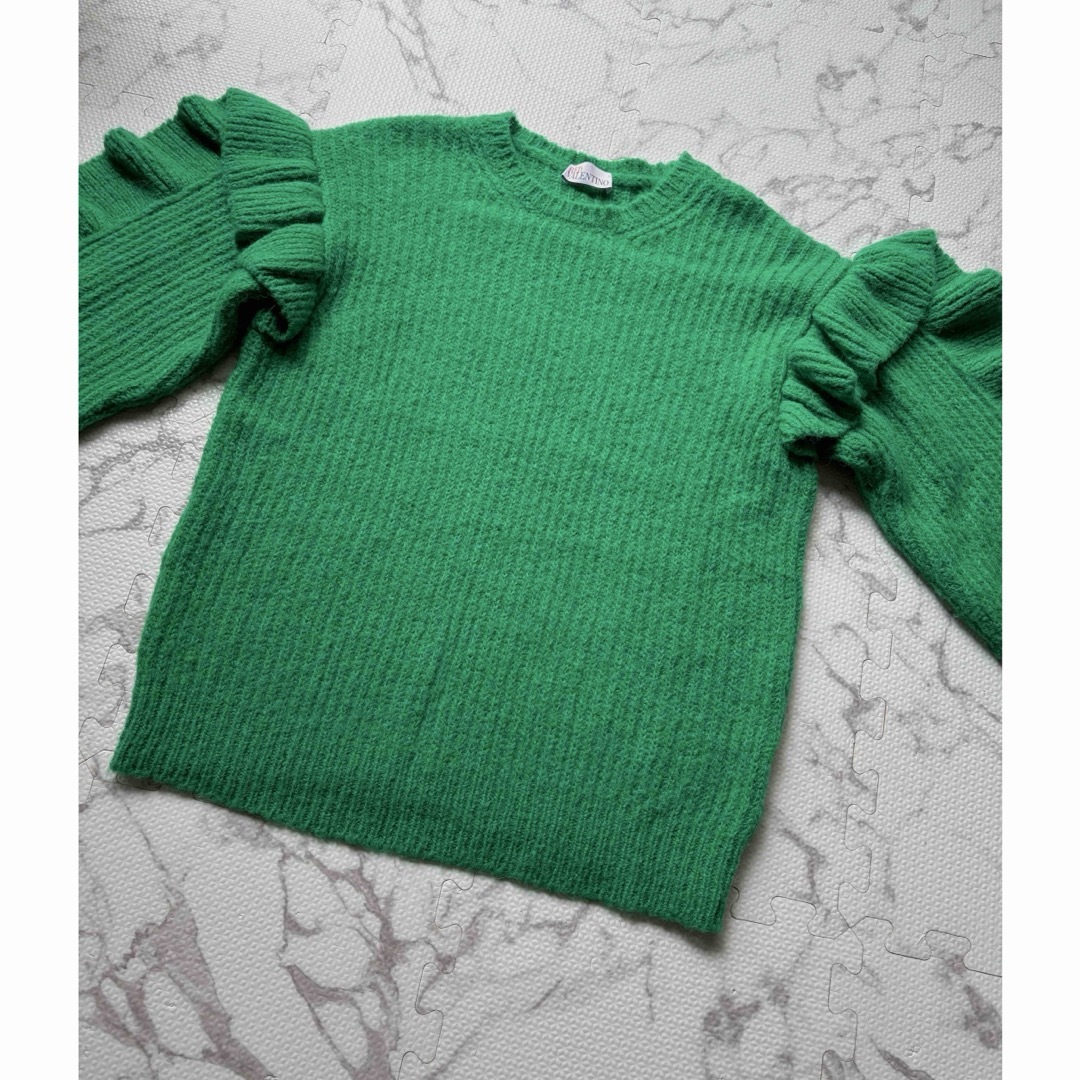 RED VALENTINO フリルスリーブニット RED VALENTINO フリルスリーブニット