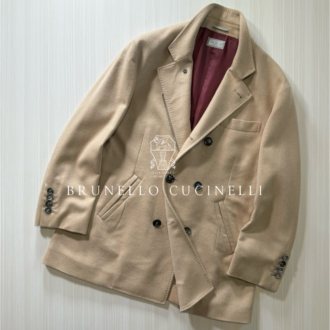 Brunello Cucinelli スプリングステンカラーコート M 起た Brunello Cucinelli スプリングステンカラーコート M 起た