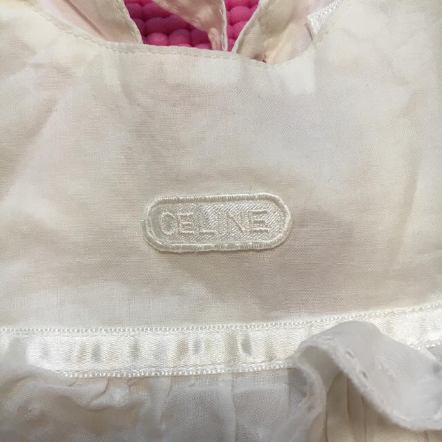 celine(セリーヌ)のセリーヌ★ベビーエプロン★セレモニーやお祝いにも★ワンピース CELINE キッズ/ベビー/マタニティのベビー服(~85cm)(セレモニードレス/スーツ)の商品写真