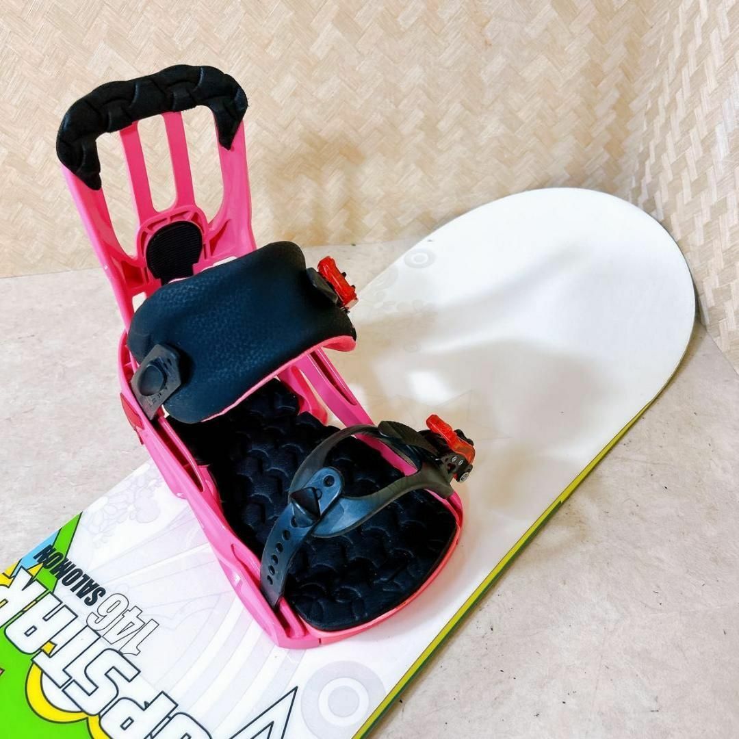 初心者おすすめ SALOMON POPSTAR スノーボード セット 146cm 初心者おすすめ SALOMON POPSTAR スノーボード セット 146cm