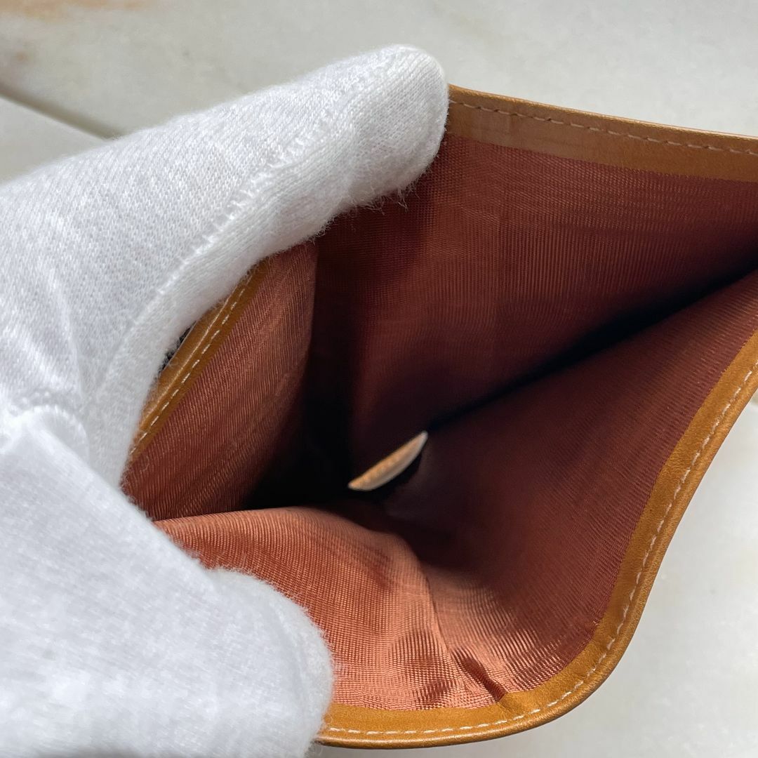 CELINE オールドセリーヌ トリオンフ がまぐち レザー折り財布 CELINE オールドセリーヌ トリオンフ がまぐち レザー折り財布