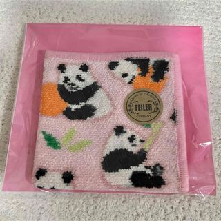 フェイラー(FEILER)の☆新品未開封　FEILER フェイラー  コロコロパンダ　ハンカチ　ピンク☆(ハンカチ)