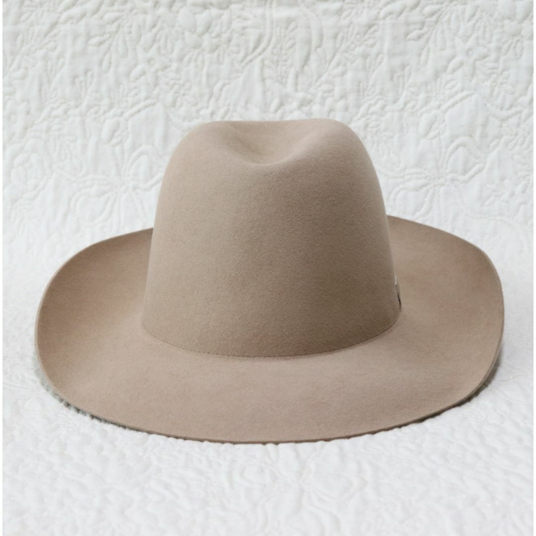 新品【ボルサリーノ】人気のワイドブリム ラビットファー 新品【ボルサリーノ】人気のワイドブリム ラビットファー
