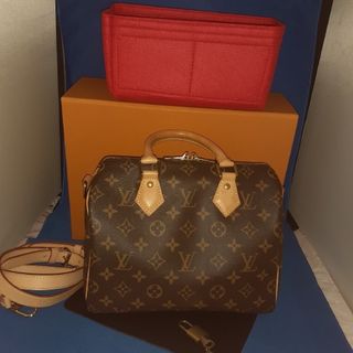 LOUISVUITTON ルイヴィトン ロゴ 丸底 巾着袋 茶色廃盤品