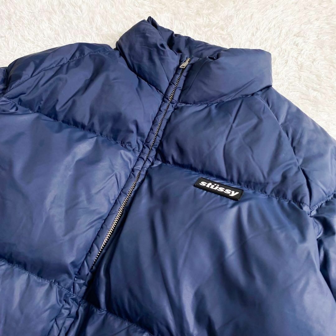 STUSSY - STUSSY ステューシー ダウンジャケット ボックスロゴ STUSSY - STUSSY ステューシー ダウンジャケット ボックスロゴ
