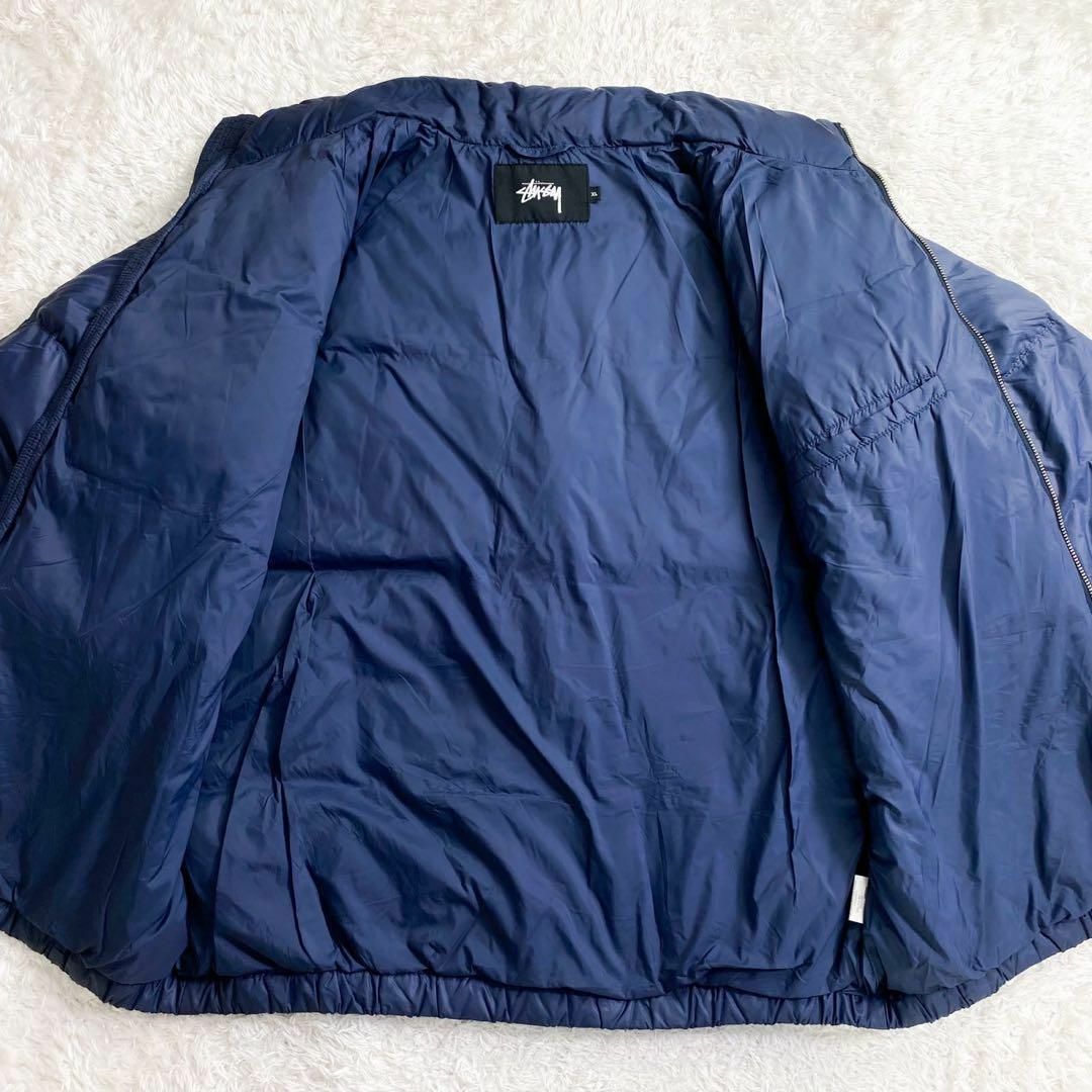 STUSSY - STUSSY ステューシー ダウンジャケット ボックスロゴ STUSSY - STUSSY ステューシー ダウンジャケット ボックスロゴ