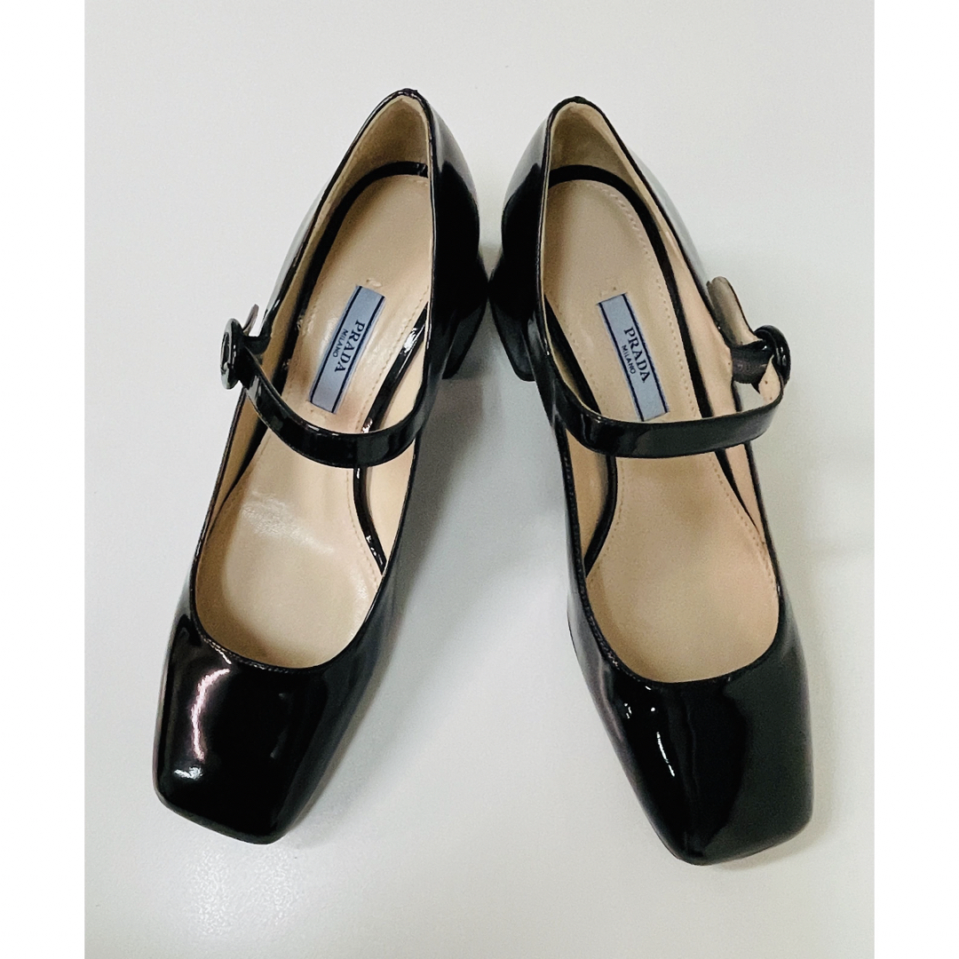 PRADA - ☆未使用☆PRADA プラダ エナメル ストラップパンプス PRADA - ☆未使用☆PRADA プラダ エナメル ストラップパンプス