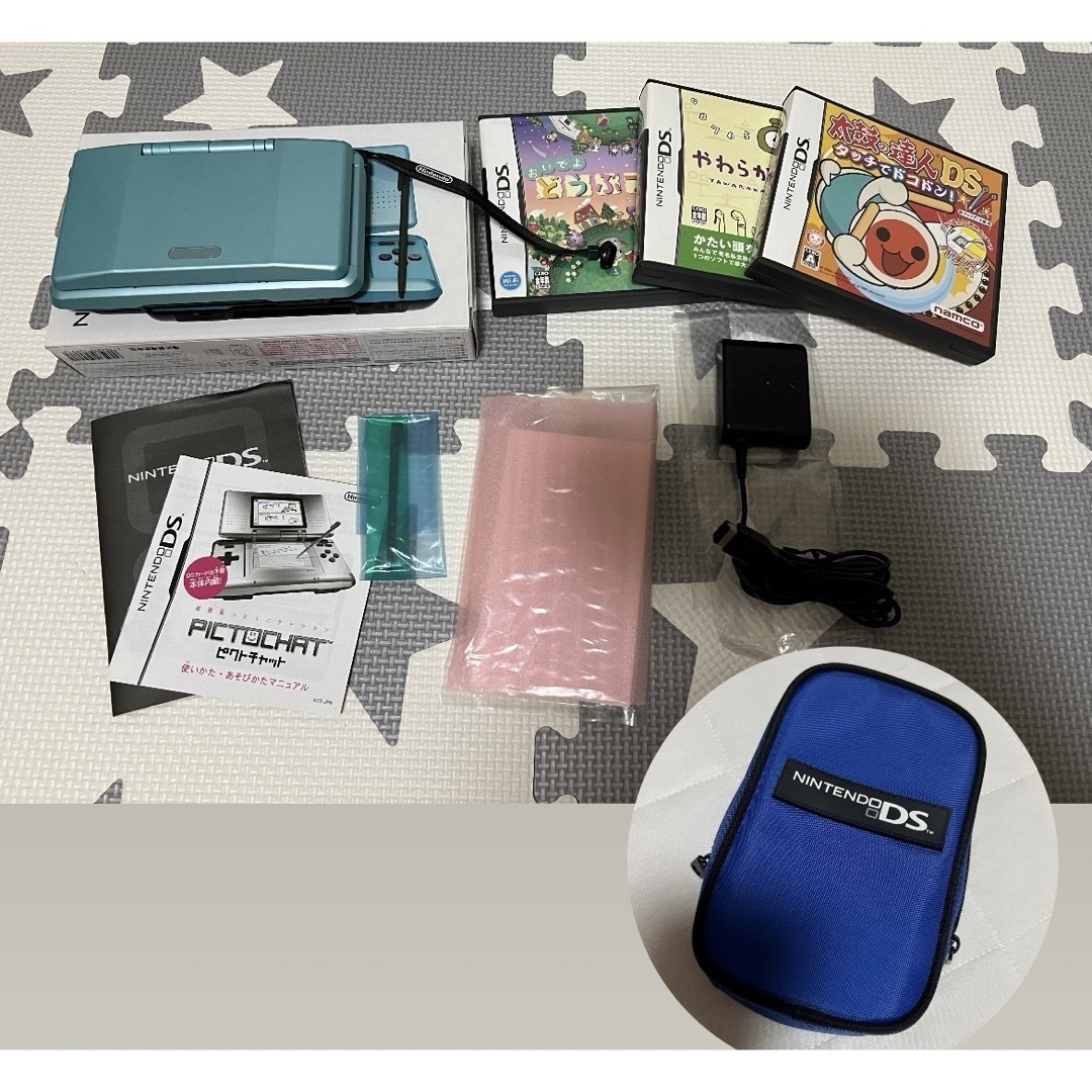 ニンテンドーDS - 外装美品 任天堂DS 初代 ターコイズブルー 箱 ニンテンドーDS - 外装美品 任天堂DS 初代 ターコイズブルー 箱