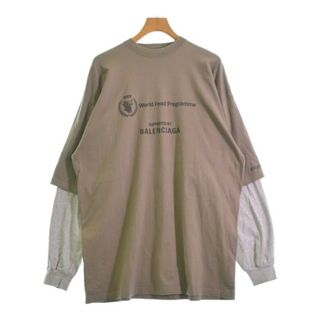 BALENCIAGA(Tシャツ/カットソー(半袖/袖なし) ・ ベージュ系 BALENCIAGA(Tシャツ/カットソー(半袖/袖なし) ・ ベージュ系