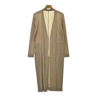 PLEATS PLEASE コート（その他） 3(L位) ベージュ 【古着】【中古】(その他)