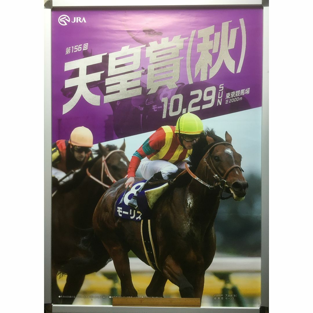 【爆買い！】 競馬ポスターB1：モーリス 「2017年 第156回 天皇賞(秋)」 コレクション