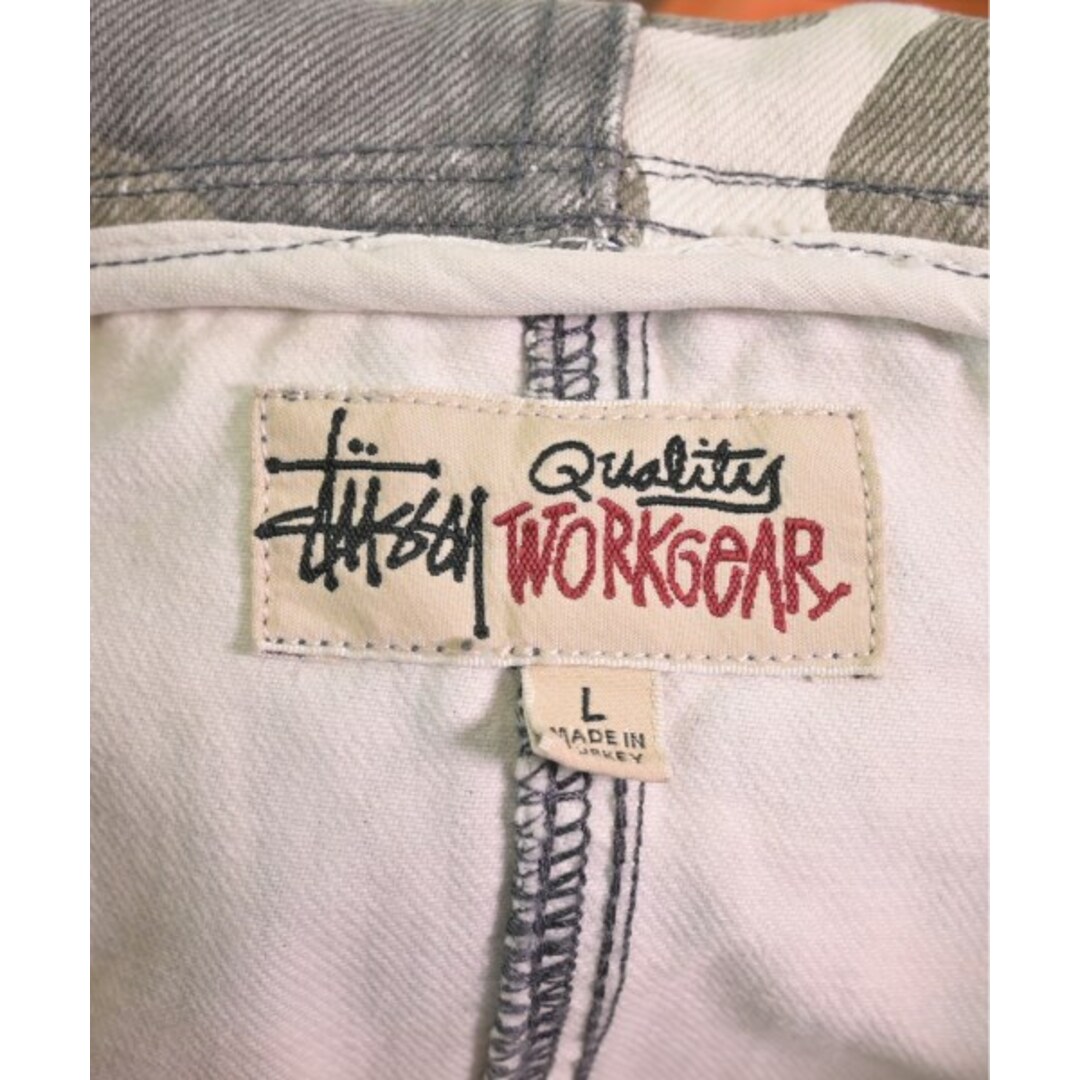 STUSSY - STUSSY ステューシー ブルゾン L オレンジx茶(迷彩 STUSSY - STUSSY ステューシー ブルゾン L オレンジx茶(迷彩