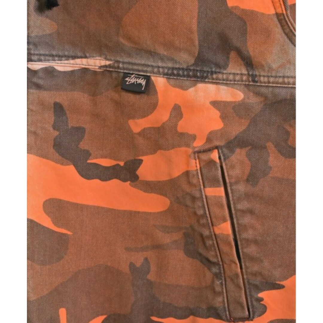 STUSSY - STUSSY ステューシー ブルゾン L オレンジx茶(迷彩 STUSSY - STUSSY ステューシー ブルゾン L オレンジx茶(迷彩