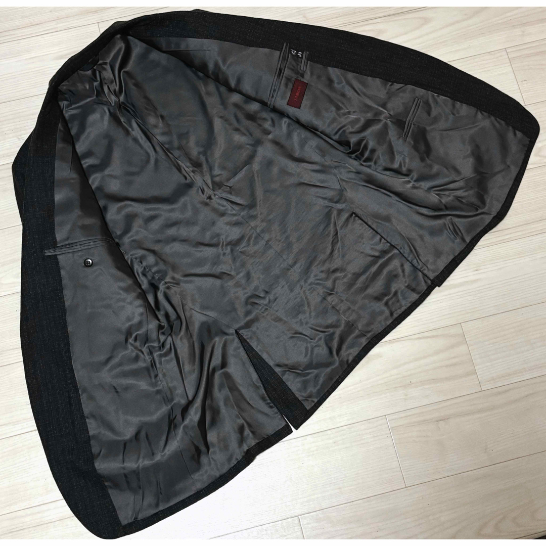 D'URBAN - D'URBAN テーラードジャケット カシミア100% グレー D'URBAN - D'URBAN テーラードジャケット カシミア100% グレー