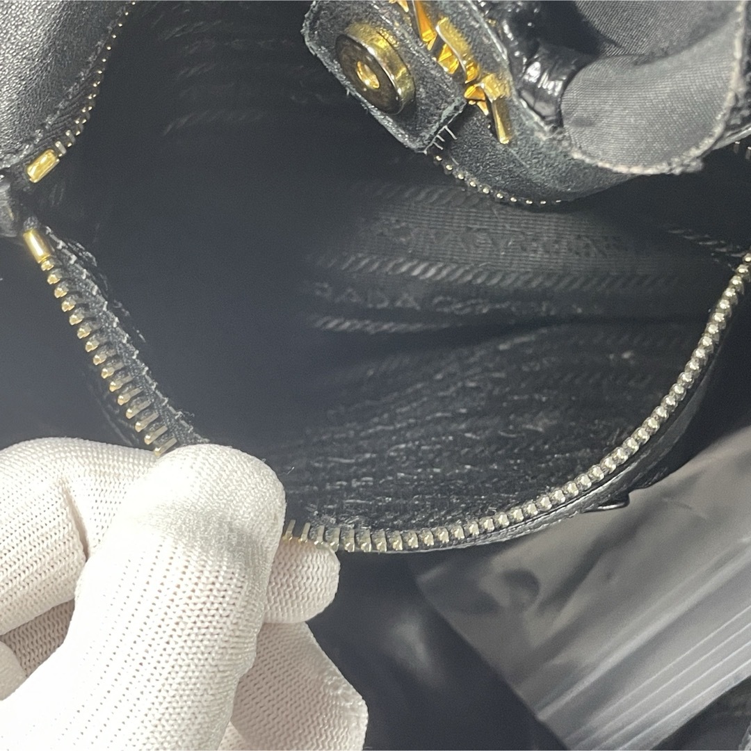 PRADA - ✨美品✨プラダ Prada フリル ハンドバック ナイロン PRADA - ✨美品✨プラダ Prada フリル ハンドバック ナイロン