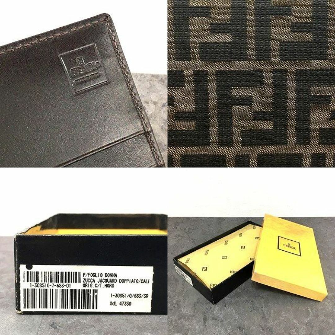 FENDI - 送料込み! 極美品 FENDI 長財布 30851 ズッカ柄 箱付き FENDI - 送料込み! 極美品 FENDI 長財布 30851 ズッカ柄 箱付き