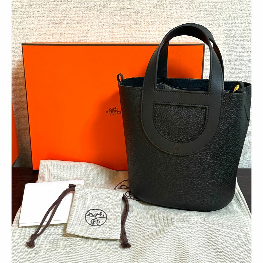 HERMES - エルメス イン・ザ・ループ 18 ノワール トリヨンクレマンス ゴールド金具