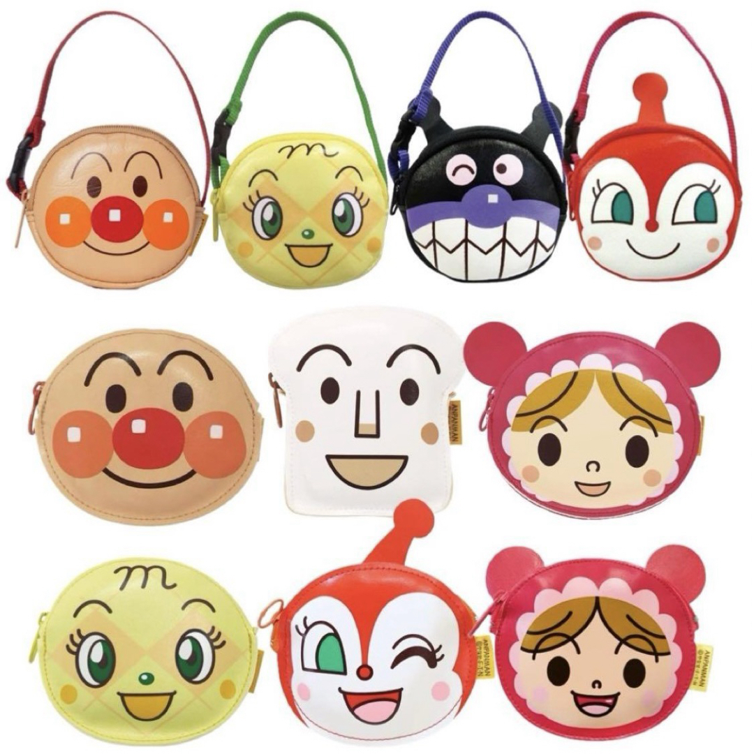 アンパンマン メロンパンナ バイキンマン ドキンちゃん あかちゃんまん ポーチ エンタメ/ホビーのおもちゃ/ぬいぐるみ(キャラクターグッズ)の商品写真