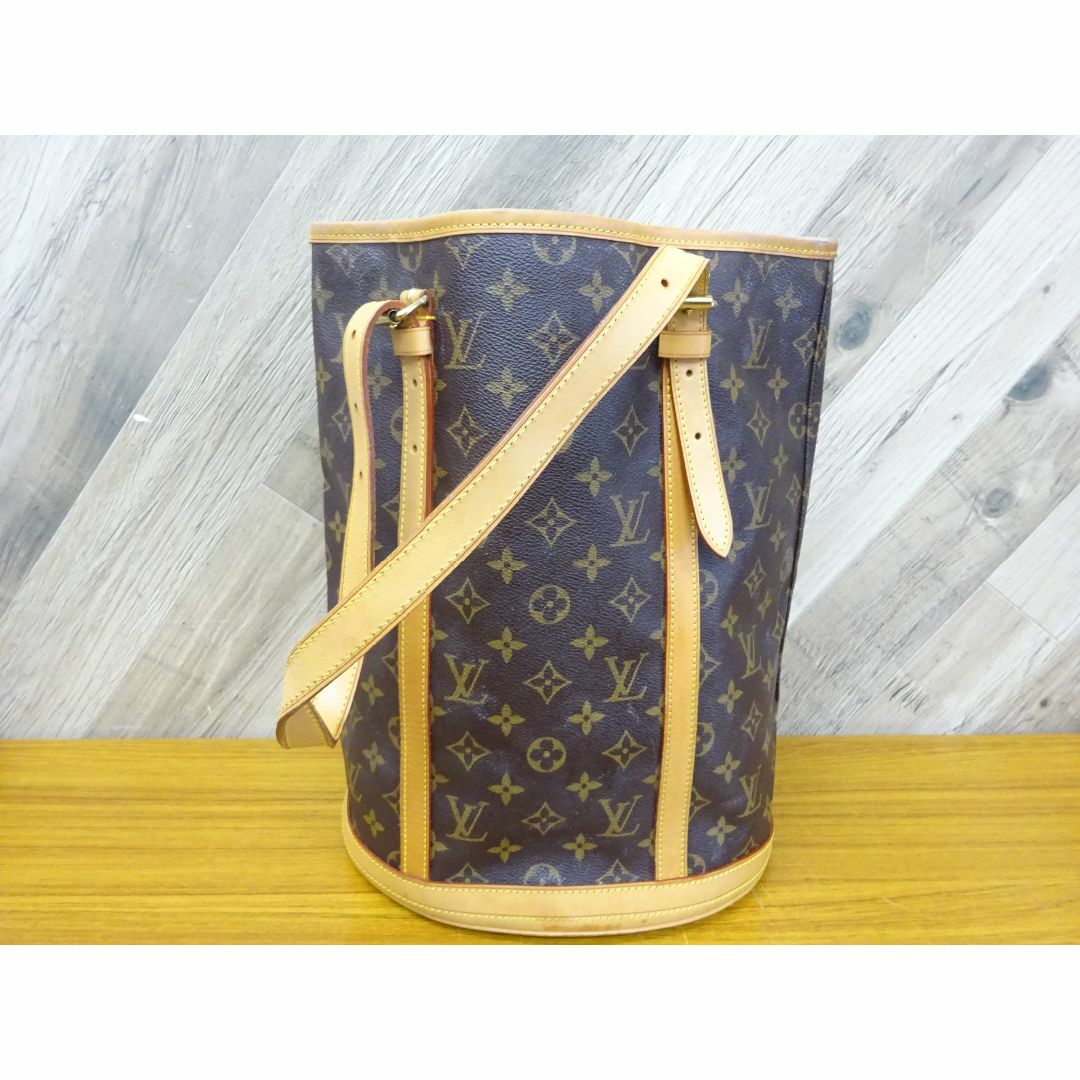 LOUIS VUITTON - 天133/ ヴィトン モノグラム バケット GM ハンドバッグ