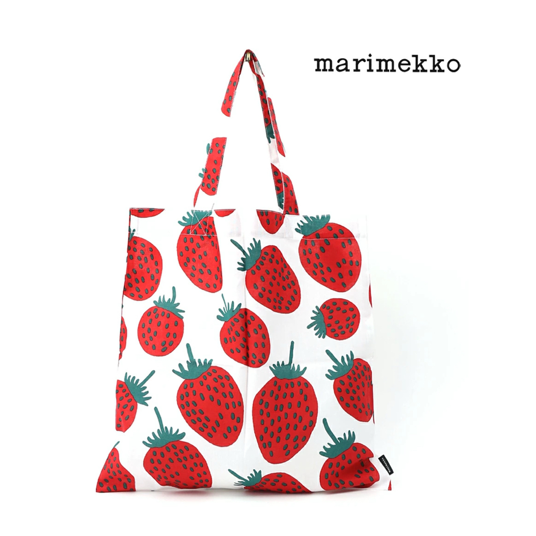 marimekko - マリメッコ 【marimekko】 マンシッカ・いちご柄 marimekko - マリメッコ 【marimekko】 マンシッカ・いちご柄